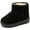 Black, variant on Boys Girls Fur Lined Snow Boots Outdoor Warm Winter Flat Shoes(Toddler/Little Kid)