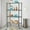 Black, variant on YRLLENSDAN 4 Tier Metal Shelving Units for Home, 1400 lbs Capacity Storage Shelves for Kitchen 35.6"L x 14"W x 61.8"H Heavy Duty Wire Shelving Rack Garage with Wheels for Pantry Closet Laundry