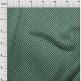 thumbnail image 3 of oneOone Viscose Jersey Dark Green Fabric Asian Dabu Sewing Material Print Fabric By The Yard 60 Inch Wide, 3 of 4