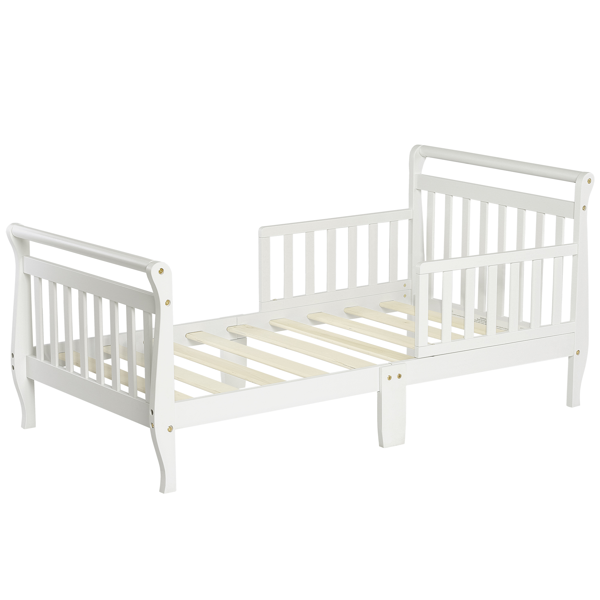 Dream On Me Sleigh Toddler Bed, White - image 2 of 4
