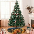 thumbnail image 7 of Yiaed Sunset Sky Sunflower Print Christmas Tree Skirt , Tree SkirtsTree Mat for Christmas Winter Holiday Indoor Decorations-48", 7 of 7