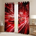 thumbnail image 2 of Castle Fairy Sport Car Blackout Curtains Set of 2 (52x84 Each),Race Car Window Curtains, 2 of 6