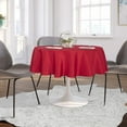 thumbnail image 3 of LAICAIW Round Tablecloth-60 Inch-Water Resistant Spill Proof Washable Polyester Table Cloth Decorative Fabric Table Cover for Dining Table, Buffet Parties and Camping, Red, 3 of 7