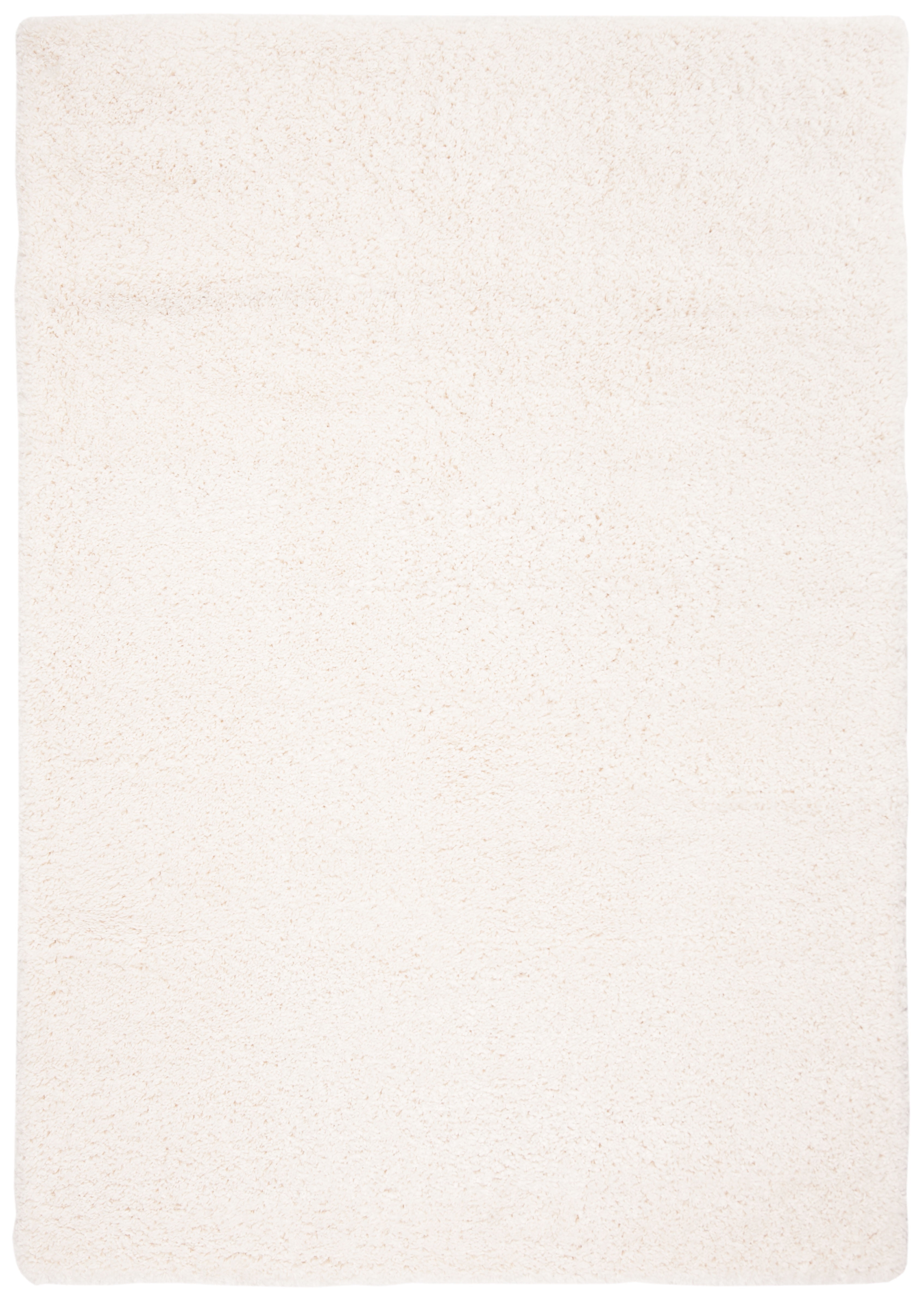Safavieh Fontana Jamie Solid Shag Area Rug, Ivory, 6' x 8'