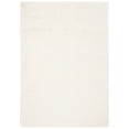 thumbnail image 3 of SAFAVIEH Fontana Jamie Solid Plush Shag Area Rug, Ivory, 4' x 6', 3 of 10