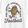 thumbnail image 3 of Instant Message - Vintage Football Mascot - Women's Short Sleeve Graphic T-Shirt, 3 of 6