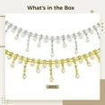thumbnail image 5 of Rhinestone and Pearl Chain Trim, Silver and Gold Tassel Rhinestone Chain, DIY Fashion Accessories for Wedding and Formal Events, 1 Yard Each, 5 of 5