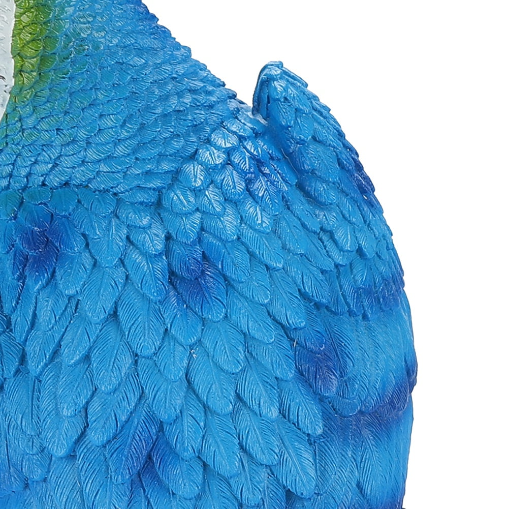 Resin Parrot Ornament Realistic Parrot Figurine Artificial Parrot