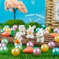 thumbnail image 2 of Naierhg Easter Vase Fillers Multicolor Floating Beads Cartoon Mini Rabbit Home Table Centerpiece Easter Party Decoration Sets, 2 of 8
