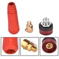 thumbnail image 4 of Peahefy Cable Connector, Welding Cable Connector,1Pcs DKJ Series European Style Welding Cable Rapid Connector Quick Fitting Adapter, 4 of 8