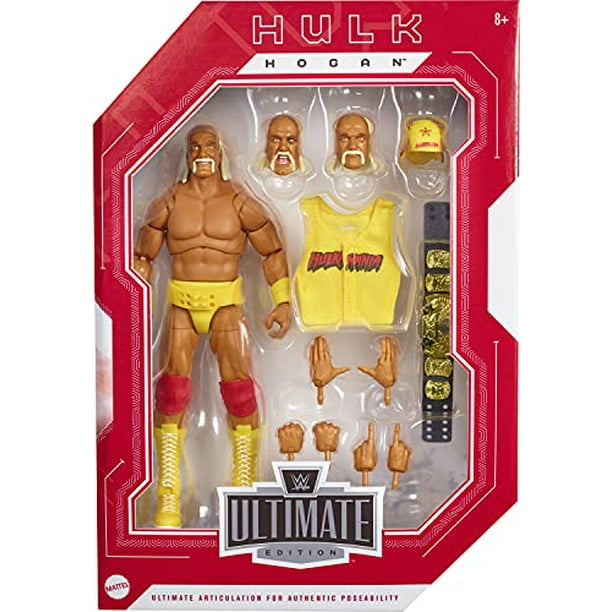 [専用] WWE Elite Ultimate Hulk Hogan WWE Fan TakeOver Ultimate Edition Hulk Hogan Action Figure, 6-in