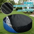 thumbnail image 4 of LXPAM Black Pool Cover UV for Summer, Super, 24 ft Above Ground Pools, 4 of 6