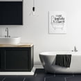 thumbnail image 5 of Stupell Industries I Like Big Tubs Bathroom Joke Black White Word Parody Canvas Wall Art Design by Becky Thorns, 24" x 30", 5 of 5