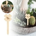 thumbnail image 1 of BKER Garden DIY Wooden Hangs For Flower Pots Handmade Identification Tags Versatile And Lightweight Crafting Supplies For Your Garden Projects, 1 of 4