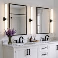 thumbnail image 3 of KAISITE 1-Light Dimmable Bathroom Vanity Light, Water-Proof Bath Bar with Acrylic Lampshade for Mirror, Bathroom, Vanity Area, 3 of 6