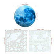 947pcs Glow in the Dark Stars for Ceiling, Luminous Stars and Moon Wall Decals, Kids Room Decor