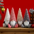 thumbnail image 4 of Christmas Gnome Plush Decorations - Handmade Swedish Tomte Scandinavian Santa Elf Ornaments - Gnome Christmas Winter Decor for Home Office, 4 of 6