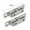 Silver-50mm, variant on 5/1pcs Furniture Door Ball Latch Brass Double Roller Spring Ball Catch Latches Cabinet Closet Door Adjustable Tension Latch
