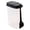 Black & Clear, variant on Powdered Sugar Storage Container with Lid and Plastic Spoon, 8.66×5.47×3.77"Stackable Storage Container with Enough Capacity for Coffee Beans, Flour, Sugar, And Brown Sugar, Black & Clear-1Pc