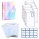 thumbnail image 1 of Injueey 6 Rings A6 Notebook Binder Loose Folder Expense Saving  Leaf Budgeting Suministros de escritura y corrección Color, 1 of 1