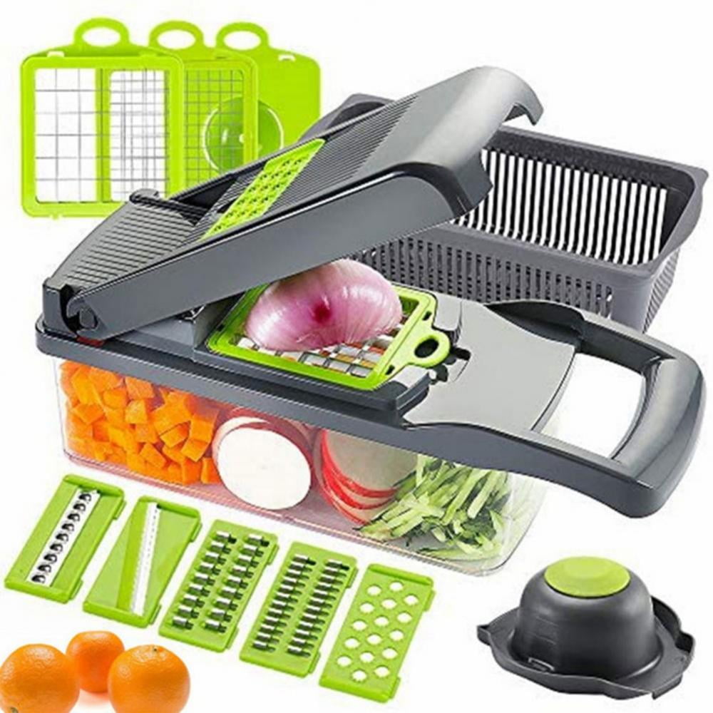 15In1 Kitchen Tool Food Vegetable Salad Fruit Peeler Cutter Slicer Dicer Chopper