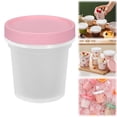 thumbnail image 3 of 1 Pc 300ml Small Food Storage Containers, Plastic Snack Containers with Twist Top Lid, Reusable Freezer Safe Airtight, Takeout Container - Ideal for Soup and More, 3 of 9