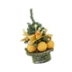 thumbnail image 4 of Árbol de Navidad artificial de mesa con plantas en maceta, decoración del hogar, decoración de invierno Dorado, 4 of 9
