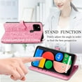 thumbnail image 5 of for Google Pixel 5a 5G Crossbody Cell Phone Wallet Case,Cute Cat Dog Cartoon Style Flip Phone Cover with Removable Lanyard Strap for Google Pixel 5a 5G MGG Pink, 5 of 14