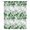 Green, variant on Blue Floral Sheer Curtains 96 Inches Long, Vintage Farmhouse Garden Flower Leaves Light Filering Curtains, Privacy Drapes Simi Floor to Veiling Curtain for Living Room Bedroom Large Window Treatment