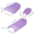 thumbnail image 2 of IDEANATEGRATE 5Ud Reposapulgar Y Elevadores De Teclas Para Saxofón En Silicona Color Púrpura, 2 of 8