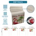 thumbnail image 7 of Hokiten Table Runners 108 Inches Long Dress Scarves, Christmas Flamingos Farmhouse Coffee/Dining/Kitchen Table Runner for Living Room, Xmas Balls Tree Rustic 13x108 Inch, 7 of 7