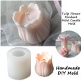 thumbnail image 4 of CNKOO Tulip Flower Fondant Mold Candle Mold Handmade Silicone Soap Mold, 4 of 9
