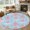 Blue, variant on Rectangle Area Rugs 2 x 3 Ft, Pink Castle Non-Slip Residential Carpet, Balloon Modern Art Star Moon Indoor Crawling Mats Runner Rugs for Living Room/Dining Room/Bedroom