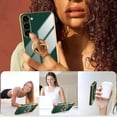 thumbnail image 2 of for Samsung Galaxy S23 Plus Case with Magnetic Ring Holder Soft TPU Electroplated Cover Shockproof Scratchproof Kickstand Slim Protective Phone Case for Galaxy S23+ Green, 2 of 12