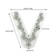 thumbnail image 5 of V Neck Rhinestones Appliques for Enhancing Formal and Casual Dress Accessory, 5 of 15