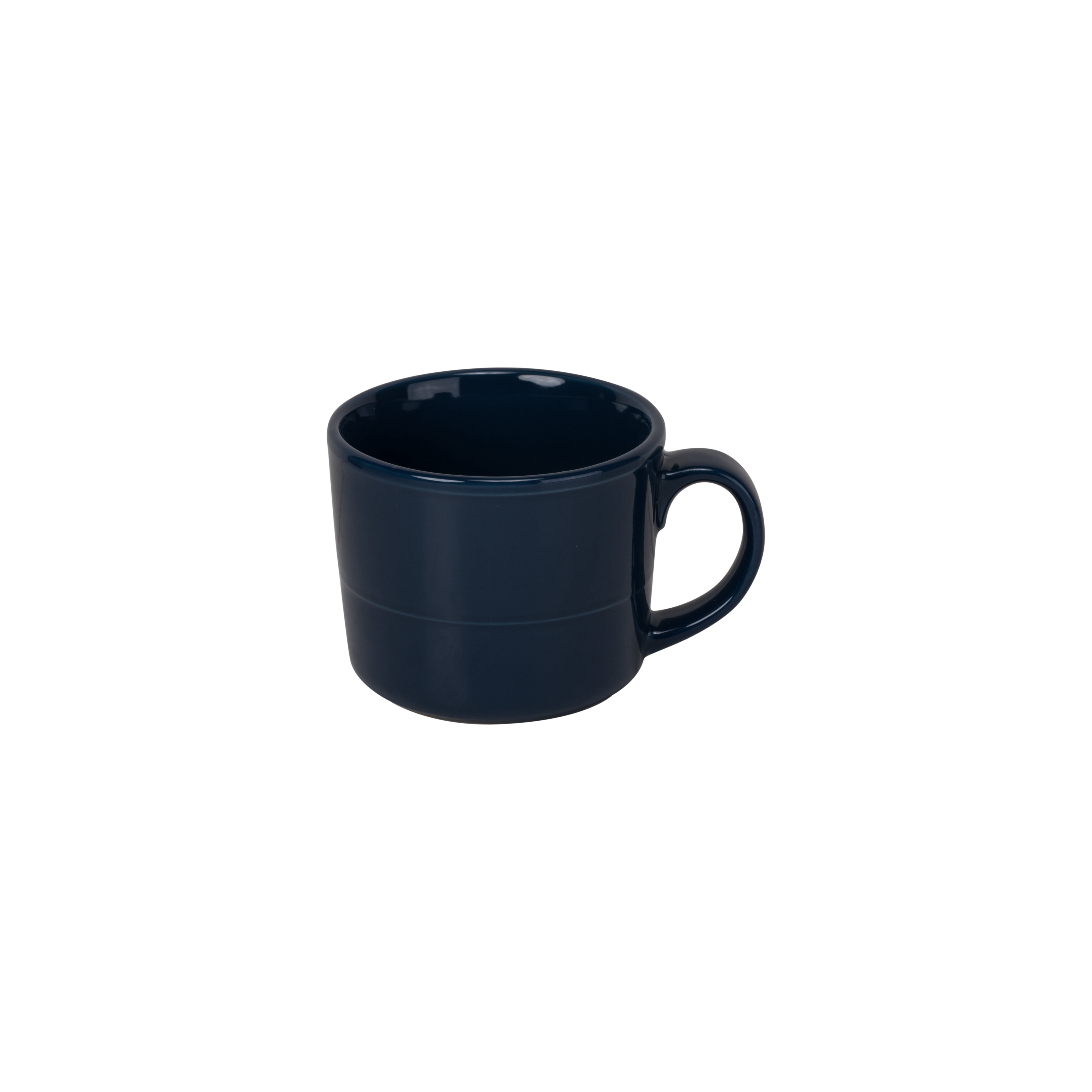 10 Strawberry Street Double Line Catering Pack, Set of 12 Cobalt Mugs, 12 oz