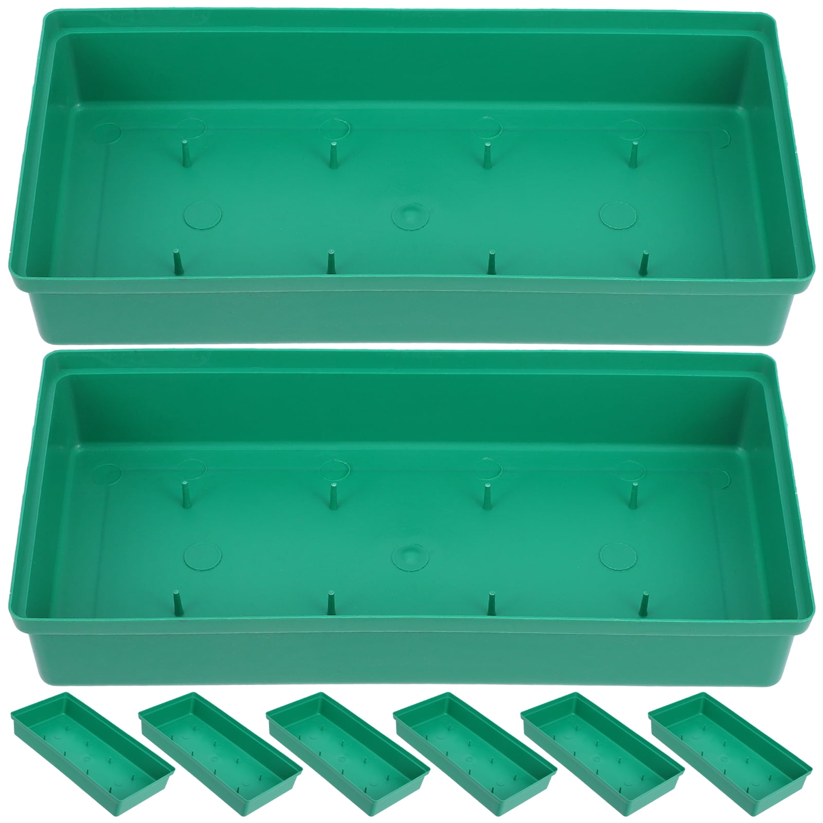 UEETEK Flower Arrangement Base Green PP for Home Effortless Arranging 10Pcs