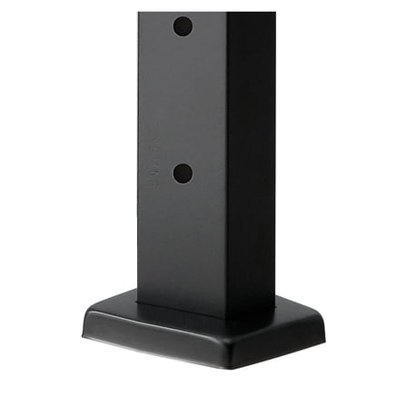 Cable Railing Post 4-Pack, 42 Inch Black Stainless Steel Deck Railing Posts with Pre-Drilled Holes, Horizontal Cable Railing System Kit for Stairs, Porches, Decks