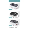 thumbnail image 5 of Octopus Ball Maker Takoyaki Baking Pan Electric Taiyaki Machine Sausage Hotdog Eggs Omelette Grill Japanese Fish-shape,USB chargeable, 5 of 5