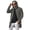 Grey, variant on Fgnfyis Winter Jackets for Men Cardigan Sweater with Hood and High Neck Soft Warm Knit Pullover Mens Winter Coat Red S