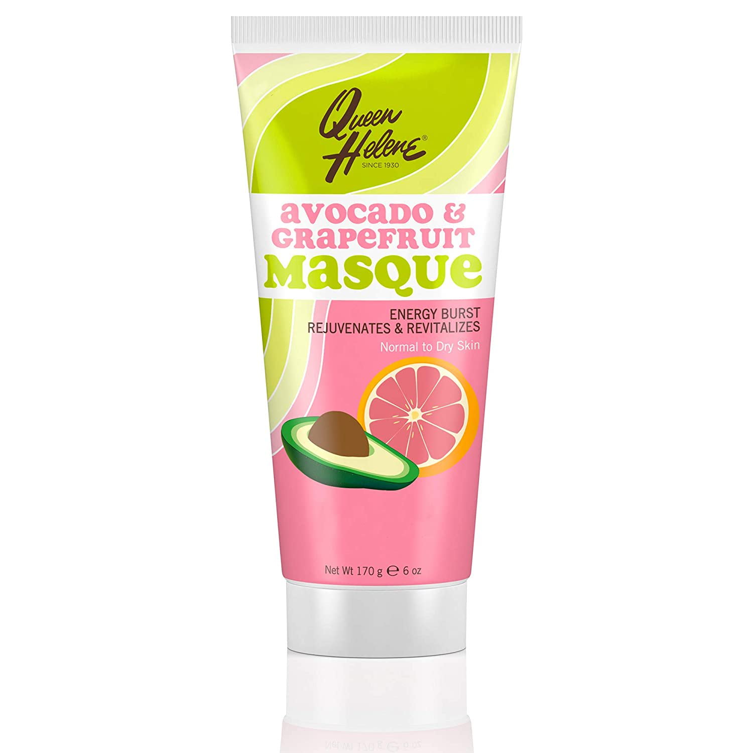 QUEEN HELENE - Avocado & Grapefruit Masque, Normal to Dry Skin, 6 Oz. * BEAUTY TALK LA *