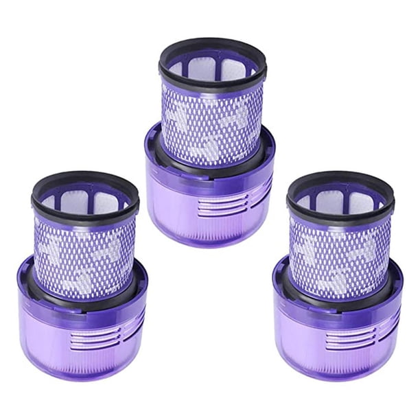 Paquete De 3 Filtros De Repuesto Para Aspiradora Dyson V10 Cyclone Series, V10 Absolute, V10 Animal, V10 Total Clean, Sv14 Lavable Y Reutilizable Monstrate HA023822-00