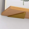 thumbnail image 2 of 2 Pcs Support d'Étagère Flottant en Métal Triangulaire, Étagère Murale Dissimulée, 2 of 5