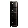 thumbnail image 3 of Black Freestanding Cabinet In Kitchen & Dining Room. Shelves. 13.77*11.33*73.15, 56.25lbs. Stylish Functional. For And Dining. Two Doors, Elegant Piece., 3 of 6