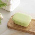 thumbnail image 3 of Kugisaki Soap Dish Double Layer Draining Soap & Sponge Holder with Lid & Water Tray for Bathroom Shower, Kitchen Sink Dish, 3 of 8