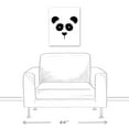 thumbnail image 3 of Creative Products Panda Face 16x20 Canvas Wall Art, 3 of 5