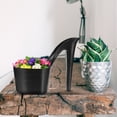 thumbnail image 4 of Shisuyan Succulent Cactus Bonsai Planter Container Black 2Pcs 8.7X8.5X4.1In, 4 of 9
