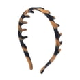 thumbnail image 1 of Diadema de silicona, accesorios cómodos para el cabello, diadema antideslizante con peine, aro para el cabello Marrón, 1 of 8