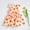 Orange, variant on RTKFRFLM Toddler Girls Casual Dresses Summer 2025 Baby Fruit Print Dress Sweet Party Outfit Sleeveless Dress With Bow Organic Casual Playwear Girl Beach Sundress Dresses,Size 9-12 Months