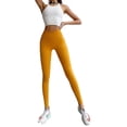 thumbnail image 2 of Pantalones de yoga sin costuras de cintura alta para mujer, pantalones de fitness que levantan la cadera, ropa exterior ajustada de secado rápido, pantalones deportivos elásticos para correr, 2 of 6